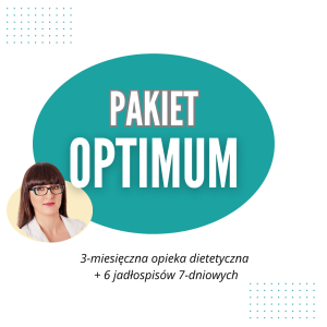 PAKIET OPTIMUM- 3-miesięczna opieka dietetyczna on-line z jadłospisami